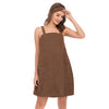 2 In 1 Towel Dress with Pockets (Headband Included) - ZapFair.co