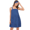 2 In 1 Towel Dress with Pockets (Headband Included) - ZapFair.co