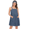 2 In 1 Towel Dress with Pockets (Headband Included) - ZapFair.co