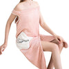 2 In 1 Towel Dress with Pockets - ZapFair.co